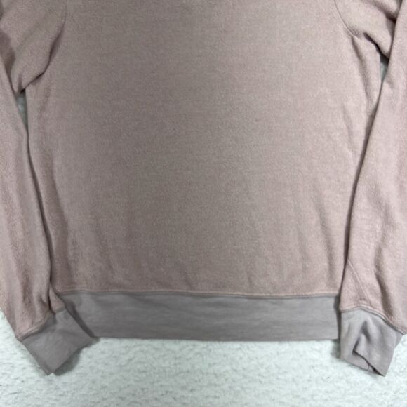 Wildfox Womens Small Sweater Pullover V Neck Mauve Pink Polyester Blend Soft - Picture 9 of 12